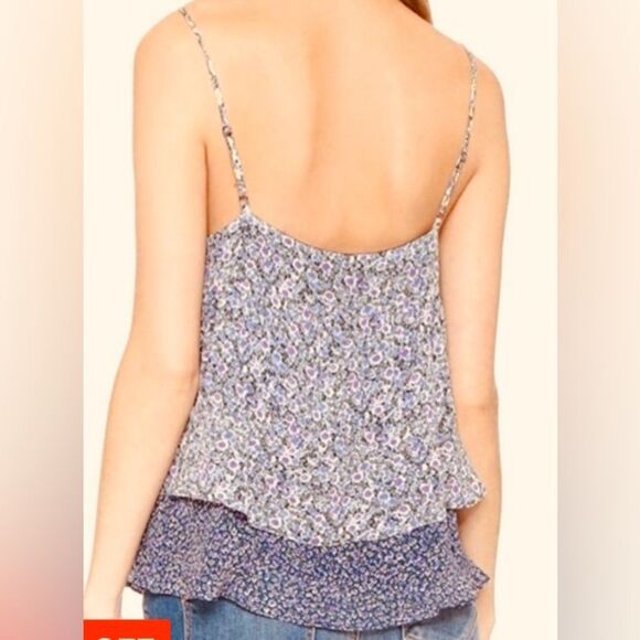 Joie | Joie 100% silk layered camisole tank. Floral cami summer top NWT size S. - Picture 2 of 9
